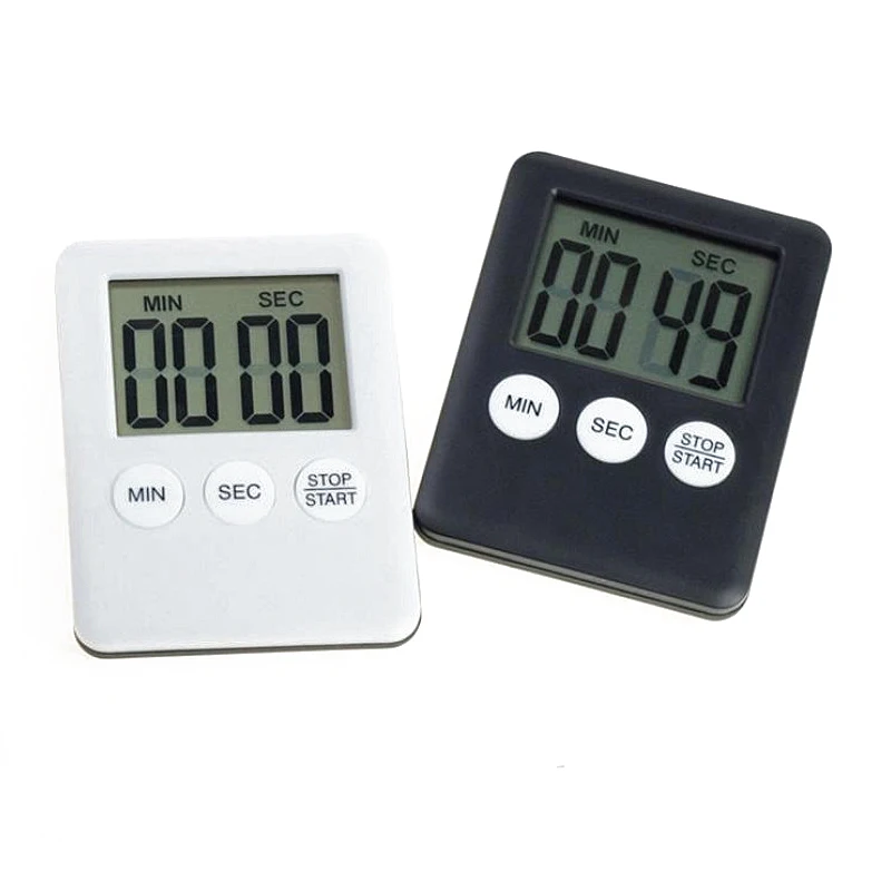 Super Thin Timer LCD Digital Screen Square Kitchen Cooking Count Up Instrument Home Kitchen Electronic Time Measuring Instrument 
Super Thin Timer LCD Digital Screen Square Kitchen Cooking Count Up Instrument Home Kitchen Electronic Time Measuring Instrument
