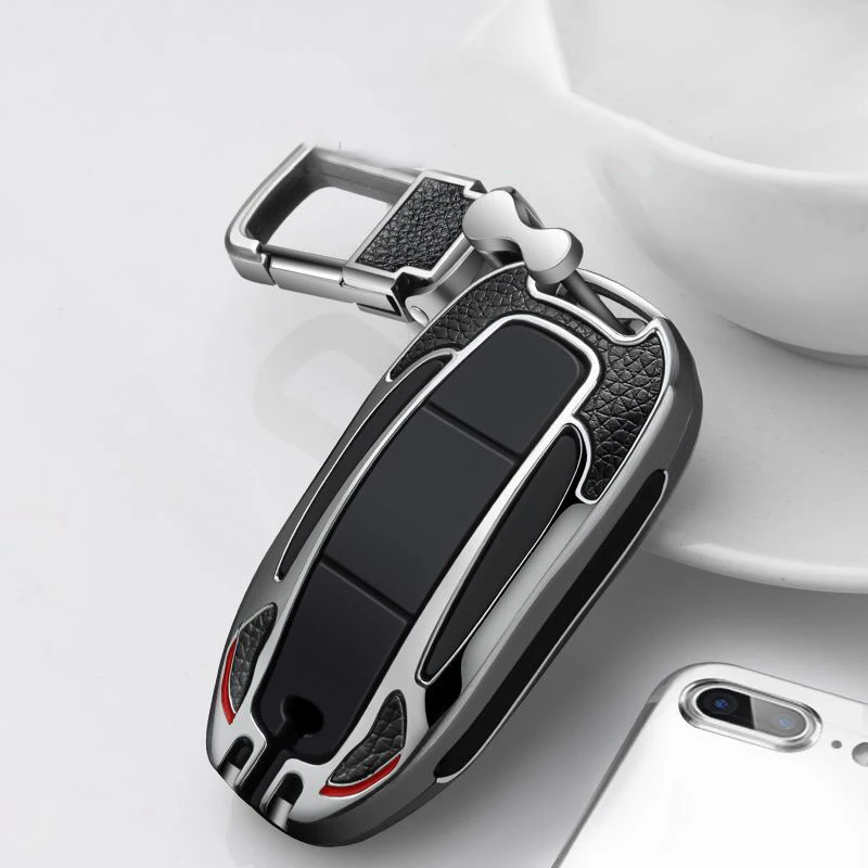 Zinc Alloy Car Remote Control Smart Key Cover Fob Key Chain 2018 2020 Protector Accessories Suitable for Tesla 3 X S Y 2017
Zinc Alloy Car Remote Control Smart Key Cover Fob Key Chain 2018 2020 Protector Accessories Suitable for Tesla 3 X S Y 2017