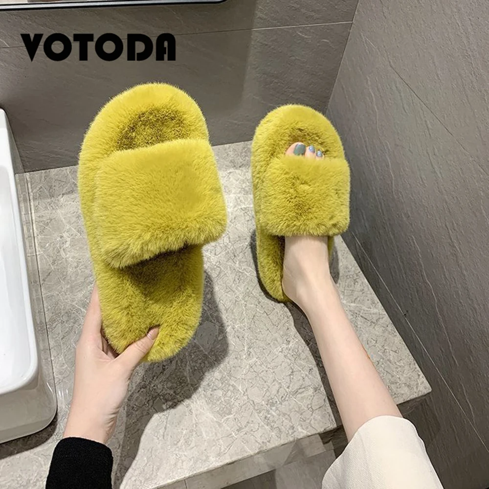 Women Fur Slippers Winter Warm Shoes Woman Furry Soft Slides Fluffy Faux Fur Plush Flip Flops Ladies Outdoor Fashion Slippers
Women Fur Slippers Winter Warm Shoes Woman Furry Soft Slides Fluffy Faux Fur Plush Flip Flops Ladies Outdoor Fashion Slippers
