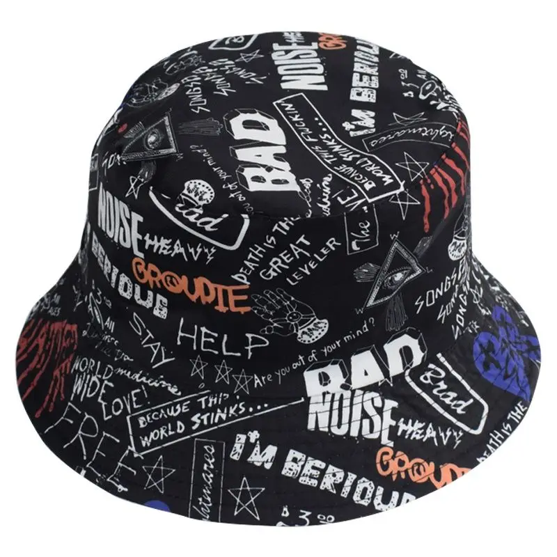 Summer Letter Graffiti Bucket Hat Women men Fashion Beach Sun Hats Reversible Bob chapeau Femme Panama Hat Fisherman Hat
Summer Letter Graffiti Bucket Hat Women men Fashion Beach Sun Hats Reversible Bob chapeau Femme Panama Hat Fisherman Hat
