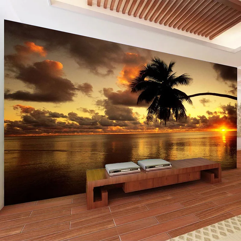Custom Any Size Mural Wallpaper 3D Sunset Landscape Coconut Tree Sky Photo Wall Paper Living Room TV Bedroom Papel De Parede 3 D
Custom Any Size Mural Wallpaper 3D Sunset Landscape Coconut Tree Sky Photo Wall Paper Living Room TV Bedroom Papel De Parede 3 D