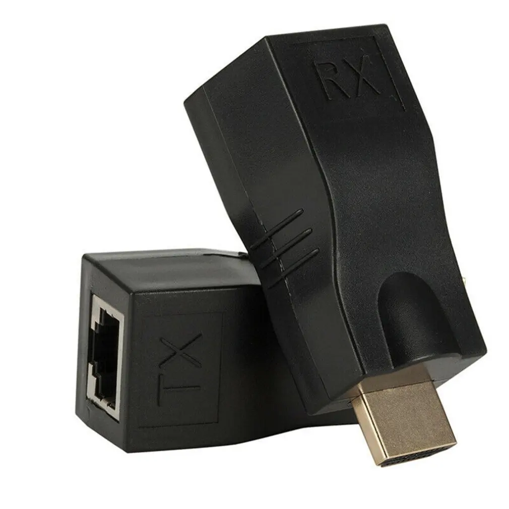 HDMI Extender RJ45 LAN Network Extension Transmitter Receiver TX RX Cat5e CAT6 Ethernet Cable 30m 4K HD TV Bundle Polybag
HDMI Extender RJ45 LAN Network Extension Transmitter Receiver TX RX Cat5e CAT6 Ethernet Cable 30m 4K HD TV Bundle Polybag