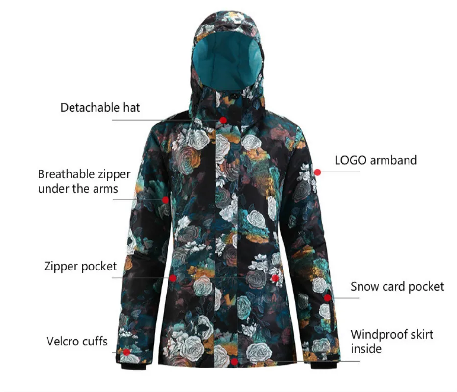 New Breathable Wearable Quilted to Keep Warm Ski Coat Women's Outdoor Travel Veneer Double-Board Snow Clothing
New Breathable Wearable Quilted to Keep Warm Ski Coat Women's Outdoor Travel Veneer Double-Board Snow Clothing