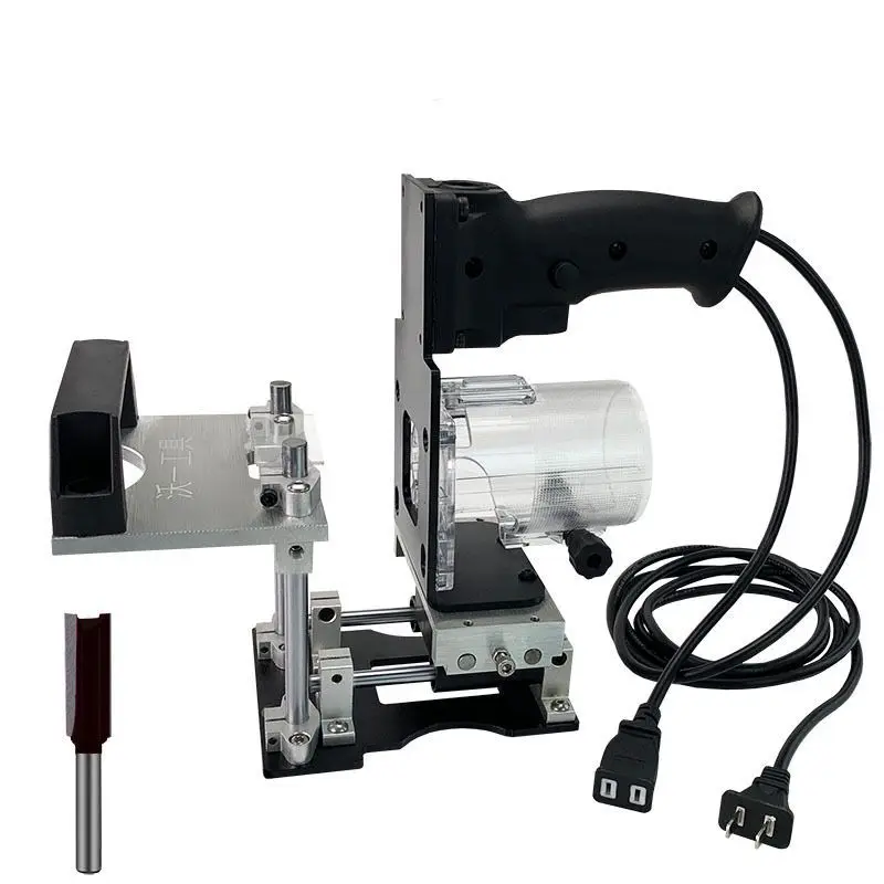 Mortising Jig For Trimming Machine 2 in 1 Slotting Bracket Invisible Fasteners Punch Locator Linear Track Woodworking Tool
Mortising Jig For Trimming Machine 2 in 1 Slotting Bracket Invisible Fasteners Punch Locator Linear Track Woodworking Tool