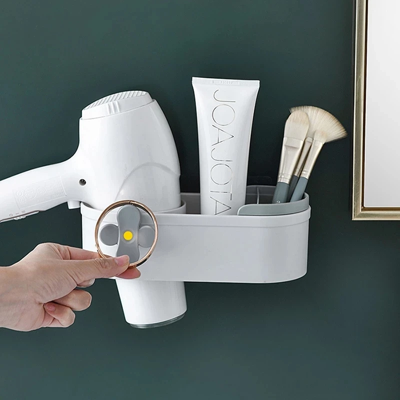 PEISI Bathroom Shelves Punch-free Wall Hair Dryer Storage Rack Bathroom Cosmetic Storage Rack Storage Organizer Box Accessories
PEISI Bathroom Shelves Punch-free Wall Hair Dryer Storage Rack Bathroom Cosmetic Storage Rack Storage Organizer Box Accessories