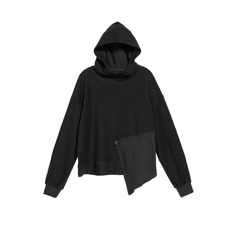 Casual women's hooded irregular sweatshirt autumn new items loose casual simple o-neck pullover hoodie
Casual women's hooded irregular sweatshirt autumn new items loose casual simple o-neck pullover hoodie