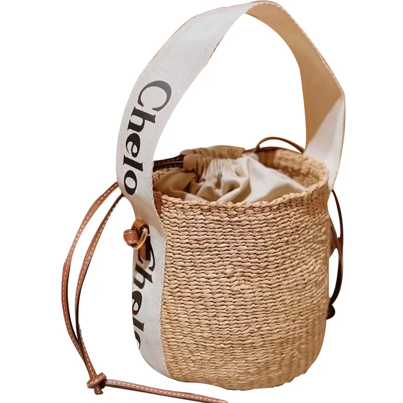 New Straw Woven Bucket Bag Fashion Letter Shoulder Strap Ladies Vacation Shopping Beach Bag Purses and Handbags Luxury Designer
New Straw Woven Bucket Bag Fashion Letter Shoulder Strap Ladies Vacation Shopping Beach Bag Purses and Handbags Luxury Designer