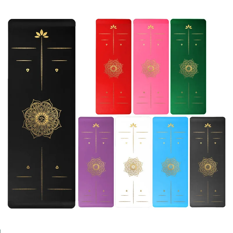 Sweat Absorbing Non Slip Yoga Mat Natural Rubber PU Sanskrit Lotus Gilded Yoga Mat
Sweat Absorbing Non Slip Yoga Mat Natural Rubber PU Sanskrit Lotus Gilded Yoga Mat