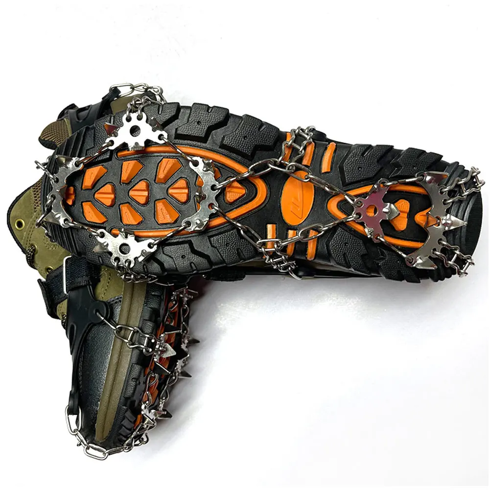 1Pair 19-Teeth Ice Snow Crampons Anti-slip Climbing Gripper Spike Cleats Ice Cleats Crampons for Walking Climbing And Hiking
1Pair 19-Teeth Ice Snow Crampons Anti-slip Climbing Gripper Spike Cleats Ice Cleats Crampons for Walking Climbing And Hiking