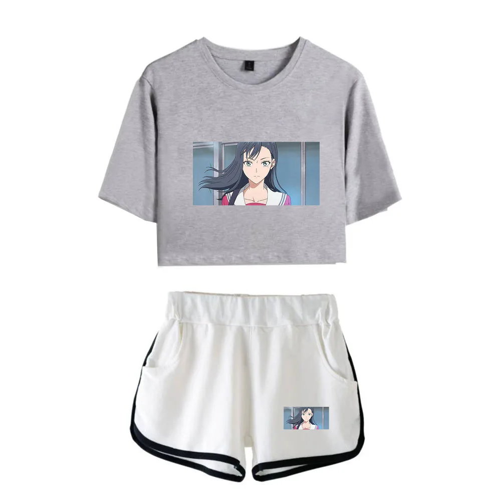 Japanese Anime RE-MAIN Cosplay 3D Printing Open Navel T-shirt Shorts New Fashion Loose Set
Japanese Anime RE-MAIN Cosplay 3D Printing Open Navel T-shirt Shorts New Fashion Loose Set