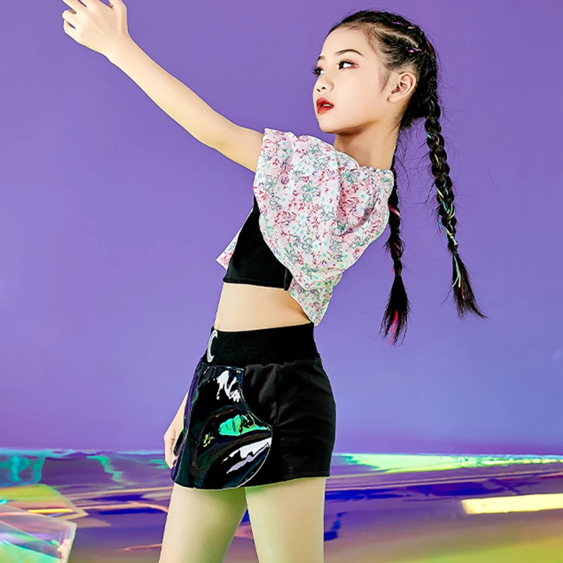Kids Hip Hop Clothing Girls Jazz Costumes Puff Sleeve Crop Tops Fashion Catwalk Performance Modern Dance Costume Wear DNV14656
Kids Hip Hop Clothing Girls Jazz Costumes Puff Sleeve Crop Tops Fashion Catwalk Performance Modern Dance Costume Wear DNV14656