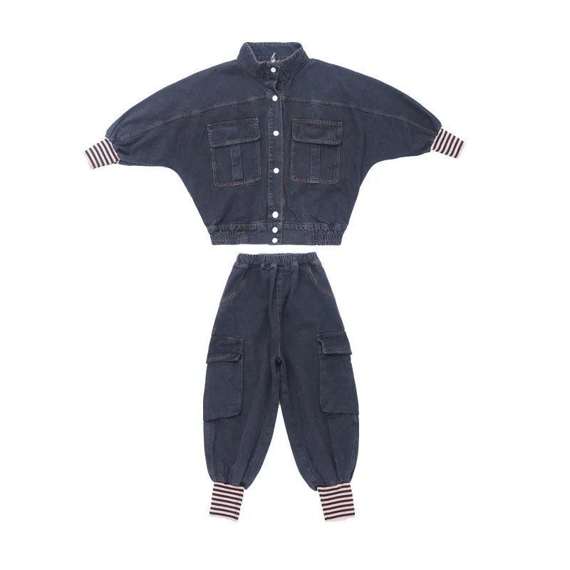 Casual Jeans Children's Clothes Baby Girls Tops + Pants 2pcs/Set Kids Spring Summer Costume Toddler Teenage Fashion Clothing
Casual Jeans Children's Clothes Baby Girls Tops + Pants 2pcs/Set Kids Spring Summer Costume Toddler Teenage Fashion Clothing