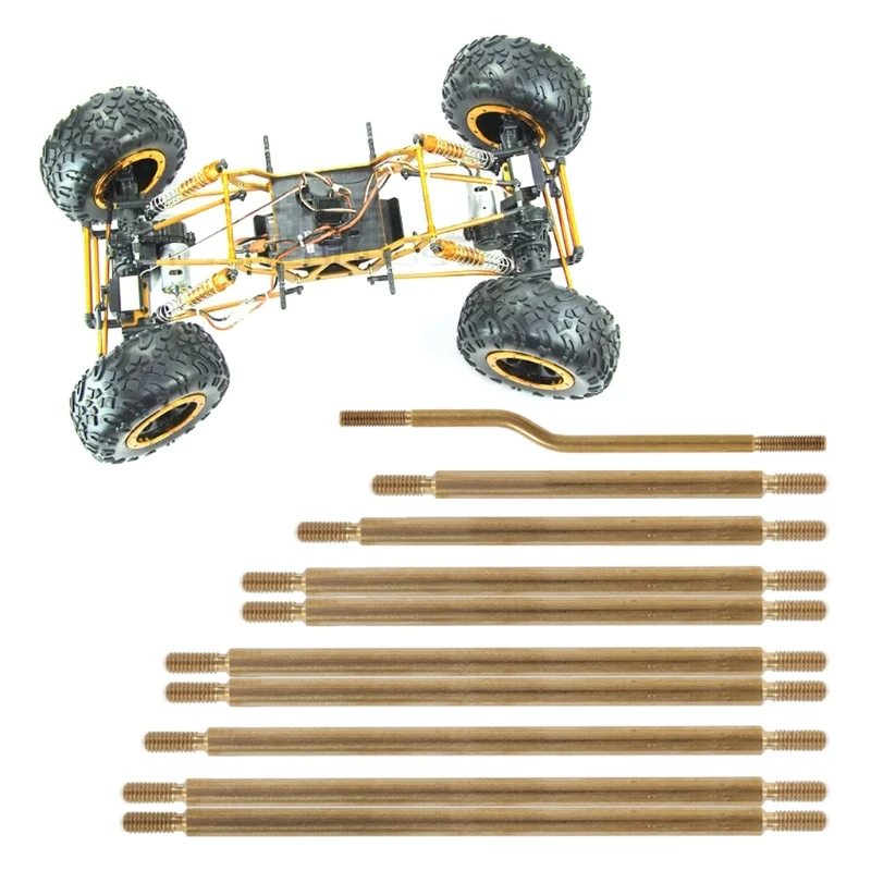 10pcs/Set Brass Steering Link Rod Linkage for Axial SCX10 iii AX103007 Crawler RC Car Part Accessories
10pcs/Set Brass Steering Link Rod Linkage for Axial SCX10 iii AX103007 Crawler RC Car Part Accessories