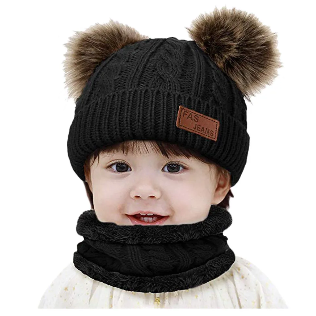 2PCS Winter Baby Cap Scarf Toddler Kids Baby Boy Girl Pompom Hat Winter Warm Knit Crochet Beanie Cap Scarf For Kids
2PCS Winter Baby Cap Scarf Toddler Kids Baby Boy Girl Pompom Hat Winter Warm Knit Crochet Beanie Cap Scarf For Kids