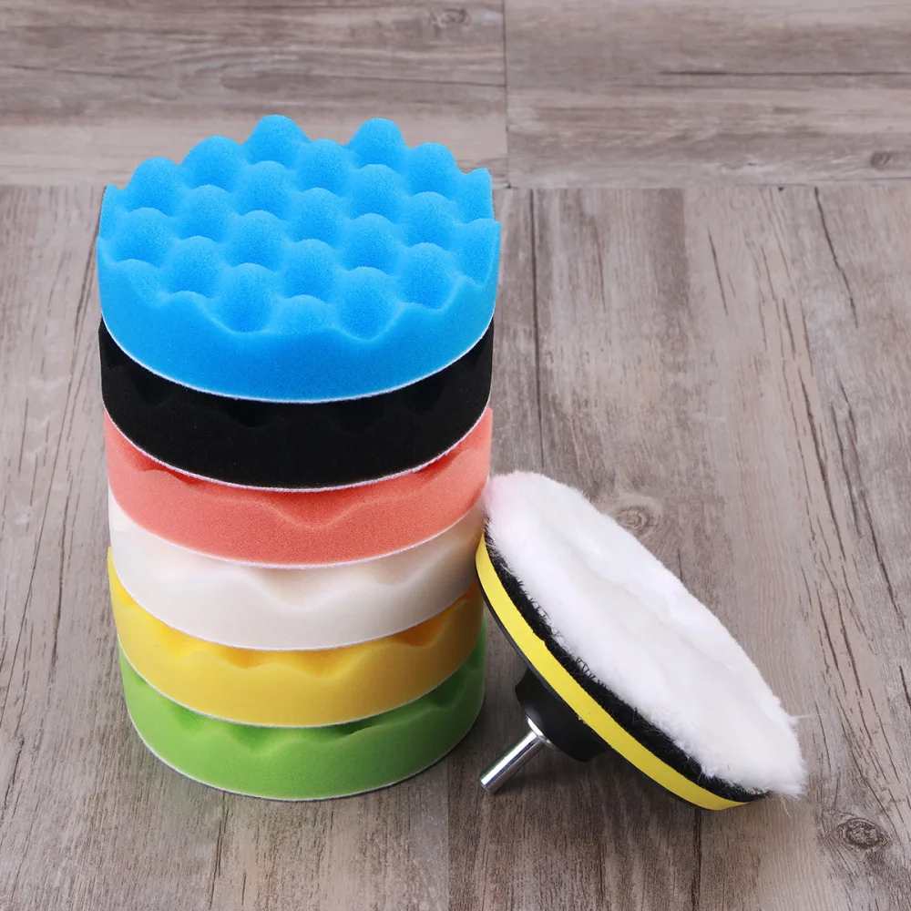 8 PCS 5 inch Buffing Sponge Polishing Pad Self-Adhesive Disc Wool Disc Polishing Wax Sanding Pad Kit for Car
8 PCS 5 inch Buffing Sponge Polishing Pad Self-Adhesive Disc Wool Disc Polishing Wax Sanding Pad Kit for Car