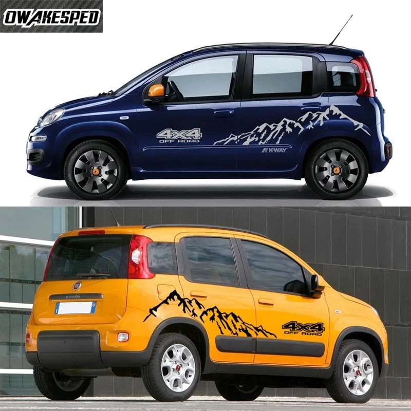 Виниловая наклейка с изображением горы, Стайлинг автомобиля, дверь, боковой декор, наклейка для Fiat Panda Corss 4x4 OFF RAOD, индивидуальные полосы для ... 
Виниловая наклейка с изображением горы, Стайлинг автомобиля, дверь, боковой декор, наклейка для Fiat Panda Corss 4x4 OFF RAOD, индивидуальные полосы для ...