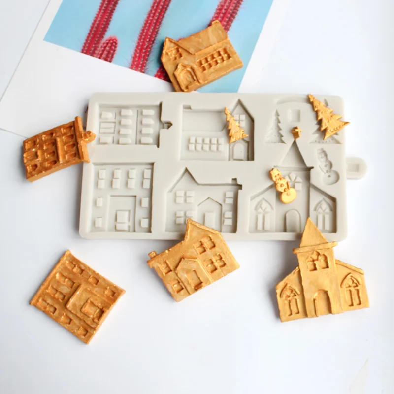Aouke DIY Castle Silicone Mold Cake Baking Decoration Chocolate Mold Kitchen Baking Tools Apartment House Castle Silicone Mold
Aouke DIY Castle Silicone Mold Cake Baking Decoration Chocolate Mold Kitchen Baking Tools Apartment House Castle Silicone Mold