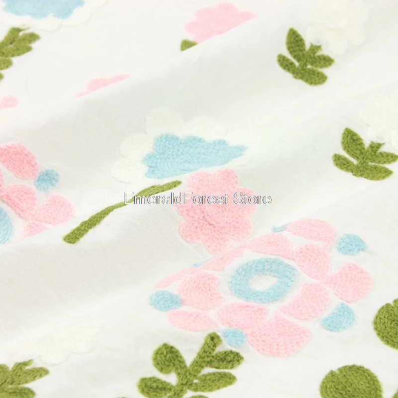 Quilting fabric cotton plain wool embroidery positioning flower fabric clothing skirt children's clothing baby clothes fabric
Quilting fabric cotton plain wool embroidery positioning flower fabric clothing skirt children's clothing baby clothes fabric