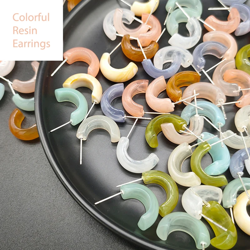 1Pair Kores Style Summer C Shape Simple Colorful Resin Hoop Earrings For For Women Party Jewelry Gift
1Pair Kores Style Summer C Shape Simple Colorful Resin Hoop Earrings For For Women Party Jewelry Gift