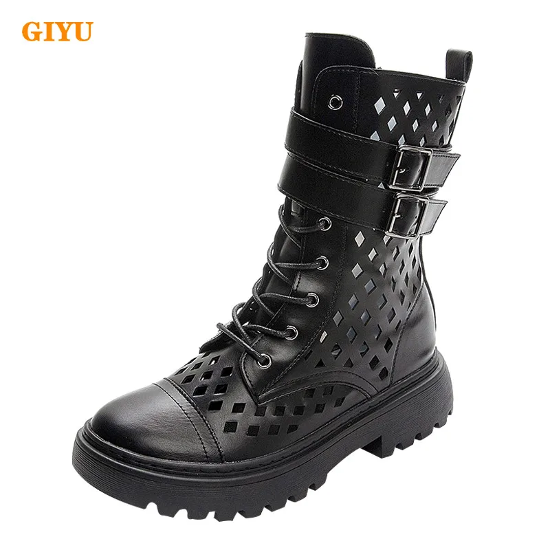 Women's Summer mesh Boots 2021 New Hollow Casual Motorcycle Shoes British Style Zipper Martin Boots Sandals Black Cool Boots
Women's Summer mesh Boots 2021 New Hollow Casual Motorcycle Shoes British Style Zipper Martin Boots Sandals Black Cool Boots