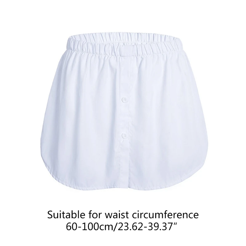 Womens Decorative Fake Top Lower Sweep Skirt Solid Color A-Line Button Rounded Curved False Hem Solid Color High Waist Layering 
Womens Decorative Fake Top Lower Sweep Skirt Solid Color A-Line Button Rounded Curved False Hem Solid Color High Waist Layering