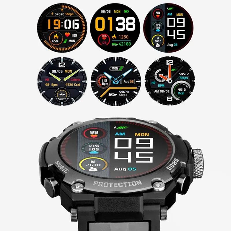 DK10 Bluetooth Music Smart Watch Altitude Diving IP68 Waterproof Heart Rate Fitness Sports Weather for Android IOS
DK10 Bluetooth Music Smart Watch Altitude Diving IP68 Waterproof Heart Rate Fitness Sports Weather for Android IOS