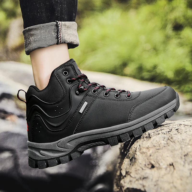 Men's Snow Boots Leather Casual Shoes Warm Plush Cotton Footwear Outdoor Non-slip with Fur High Hiking Climbing Winter Sneakers
Men's Snow Boots Leather Casual Shoes Warm Plush Cotton Footwear Outdoor Non-slip with Fur High Hiking Climbing Winter Sneakers