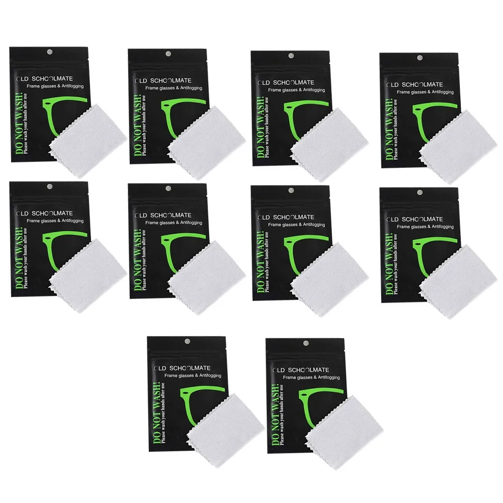 5/10× Reusable Anti-Fog Wipes Glasses Antifog Lens Cloth Defogger Eyeglass Wipes Soft Reused 600 Times For Cycling Accessory
5/10× Reusable Anti-Fog Wipes Glasses Antifog Lens Cloth Defogger Eyeglass Wipes Soft Reused 600 Times For Cycling Accessory