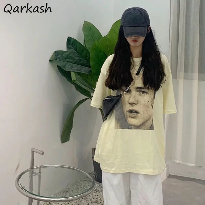 Patchwork Short Sleeve T-shirts Women Loose Chic Fashion Tops All-match Harajuku Daily Korean Style New Casual Streetwear Simple
Patchwork Short Sleeve T-shirts Women Loose Chic Fashion Tops All-match Harajuku Daily Korean Style New Casual Streetwear Simple