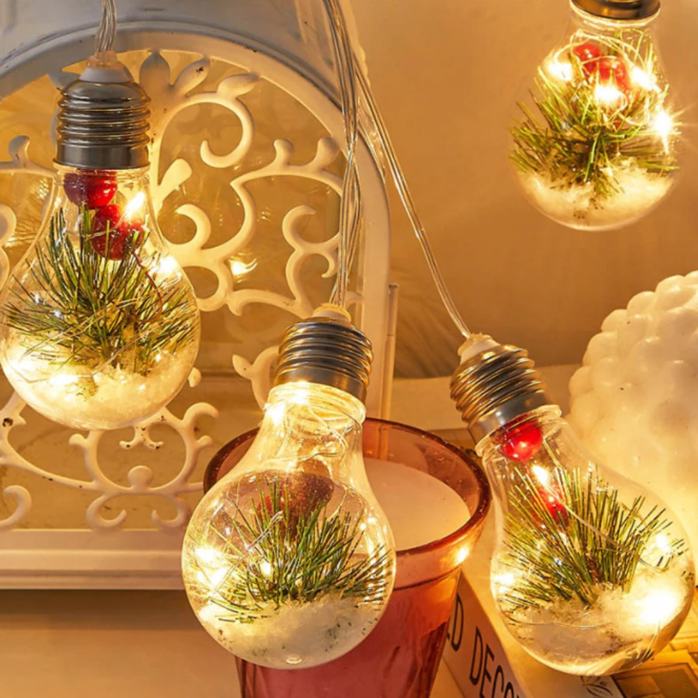 Christmas LED Bulbs Fairy Lights For Home New Year Lamp Christmas Decor String Light Fairy Garland Lamp Battery String Lights
Christmas LED Bulbs Fairy Lights For Home New Year Lamp Christmas Decor String Light Fairy Garland Lamp Battery String Lights
