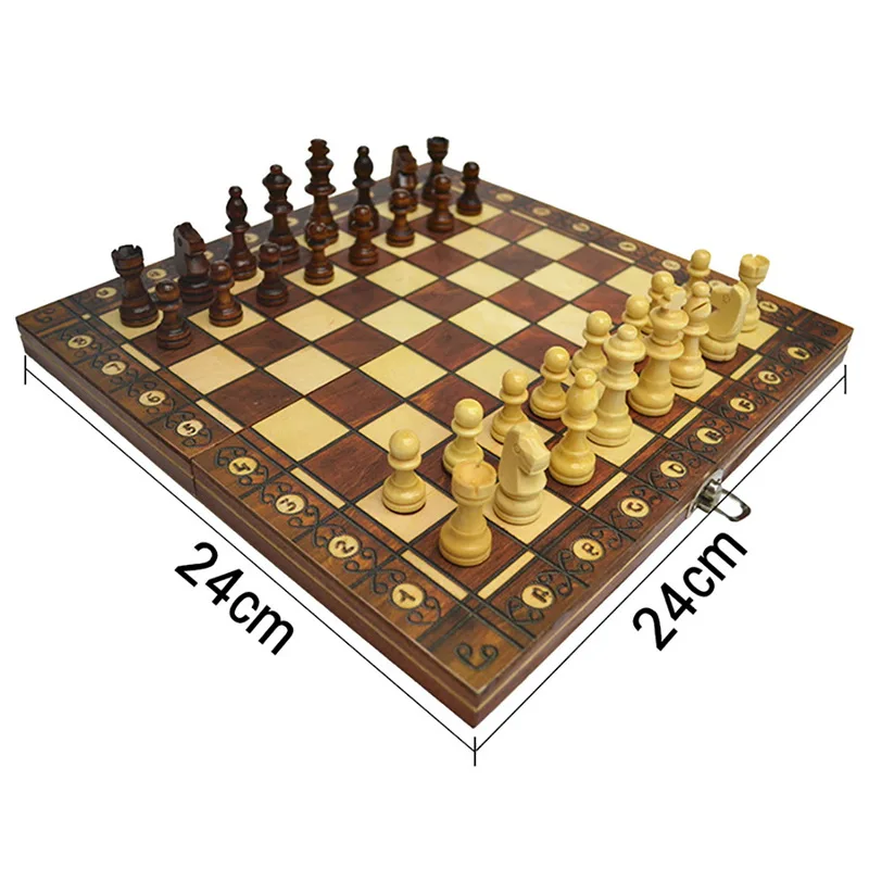 Chess Piece Chessboard Super Magnetic Wooden Chess Backgammon Checkers 3 in 1 Chess Game Ancient Chess Travel Chess Set Wooden
Chess Piece Chessboard Super Magnetic Wooden Chess Backgammon Checkers 3 in 1 Chess Game Ancient Chess Travel Chess Set Wooden