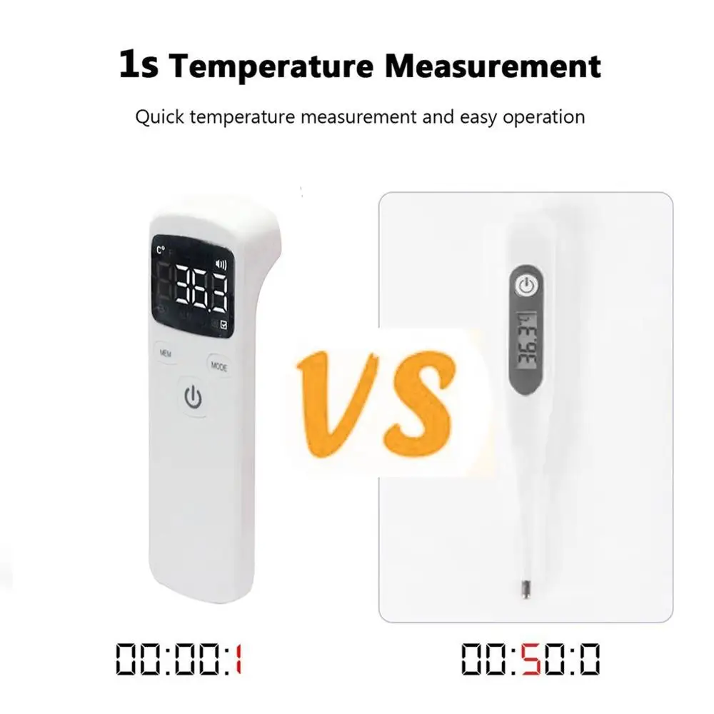 Digital Thermometer Forehead Body Non Contact Infrared Thermometer Home Handheld Temperature Meter Baby Adult Ear ir Thermometer
Digital Thermometer Forehead Body Non Contact Infrared Thermometer Home Handheld Temperature Meter Baby Adult Ear ir Thermometer