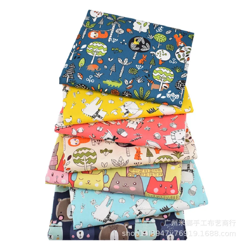 Cotton Twill Printed Fabric Handmade Patchwork Dinosaur Pattern 7 Pieces of Pure Cotton Cloth Group Spot Wholesale
Cotton Twill Printed Fabric Handmade Patchwork Dinosaur Pattern 7 Pieces of Pure Cotton Cloth Group Spot Wholesale