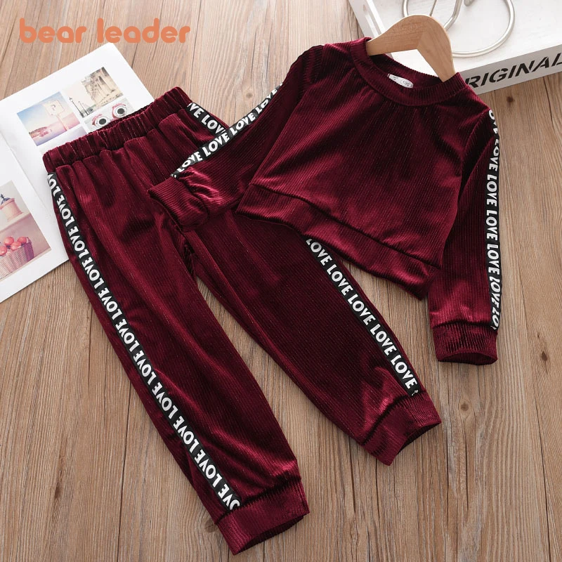 Bear Leader Kids Baby Letter Print Clothes Sets Fashion Girls Casual T-Shirt And Pants Outfit Children Tie Dye Clothing For 3-8Y 
Bear Leader Kids Baby Letter Print Clothes Sets Fashion Girls Casual T-Shirt And Pants Outfit Children Tie Dye Clothing For 3-8Y