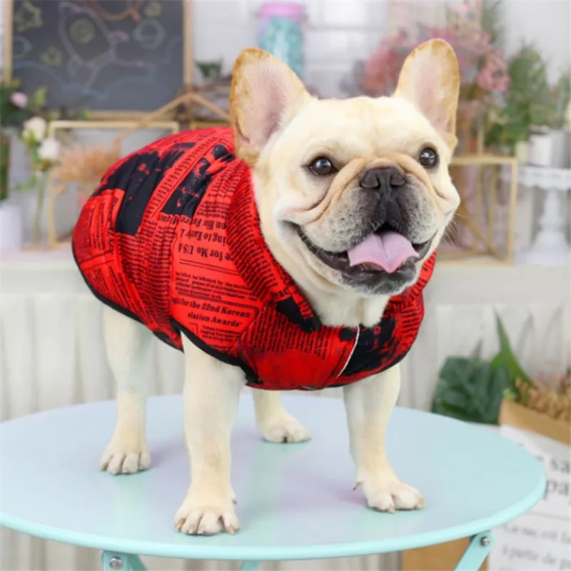 French Bulldog Clothes Winter Pug Clothing Poodle Schnauzer Dog Vest Coat Jacket Dropshipping Pet Outfit Frenchies Dog Costumes
French Bulldog Clothes Winter Pug Clothing Poodle Schnauzer Dog Vest Coat Jacket Dropshipping Pet Outfit Frenchies Dog Costumes
