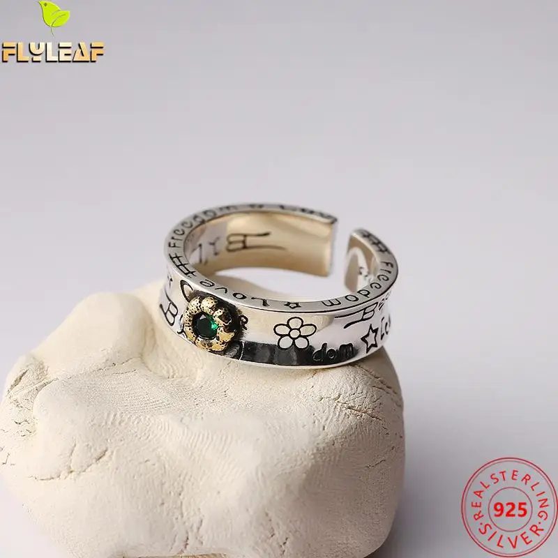 100% 925 Sterling Silver Statement Twist Rings For Women High Quality Doodle Emerald Fine Jewelry Femme Open Ring Party Simple
100% 925 Sterling Silver Statement Twist Rings For Women High Quality Doodle Emerald Fine Jewelry Femme Open Ring Party Simple