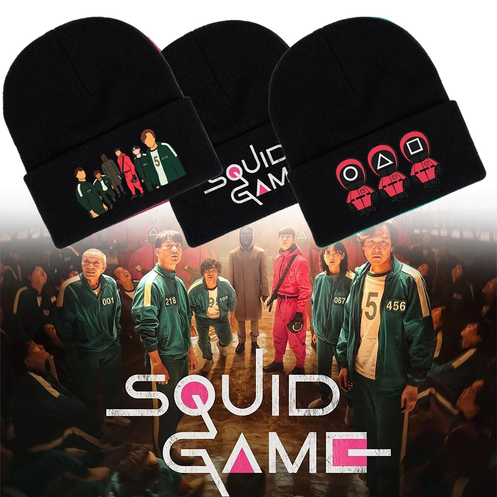 Unisex TV Squid Game Cosplay Li Zhengjae Beanie Cap Warm Winter Outdoor Party Hats Hip Hop Knitted Cap Embroidery Hat
Unisex TV Squid Game Cosplay Li Zhengjae Beanie Cap Warm Winter Outdoor Party Hats Hip Hop Knitted Cap Embroidery Hat