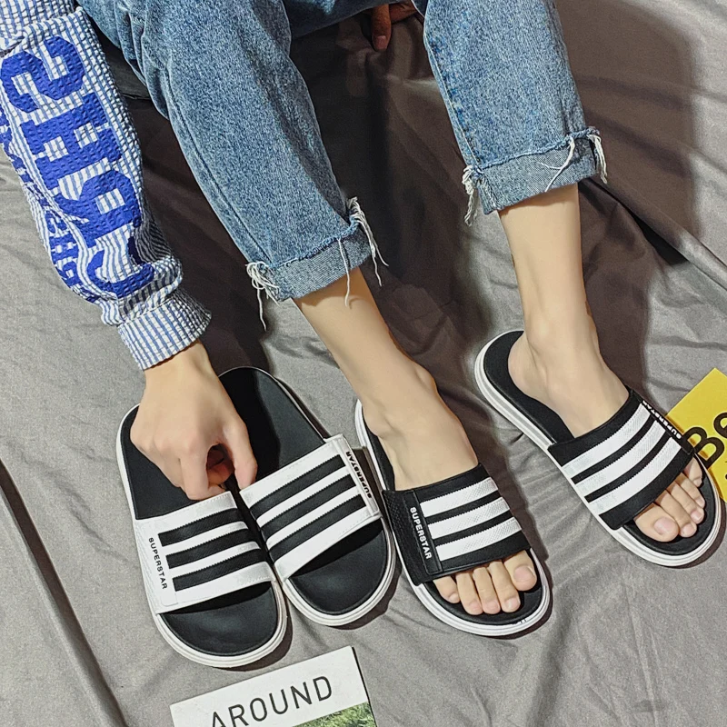 CYYTL Summer Slippers Men Casual Striped Couples Home Shoes Leisure Soft Slides Beach Flip Flops Water Ciabatte Estate Uomo
CYYTL Summer Slippers Men Casual Striped Couples Home Shoes Leisure Soft Slides Beach Flip Flops Water Ciabatte Estate Uomo