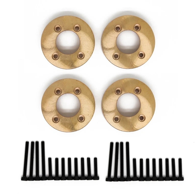 4PCS Brass Counterweight Balance Weight for YK4101PRO YK4102 YK4103 YK4082 YiKong RC Crawler Car Upgrade Parts
4PCS Brass Counterweight Balance Weight for YK4101PRO YK4102 YK4103 YK4082 YiKong RC Crawler Car Upgrade Parts