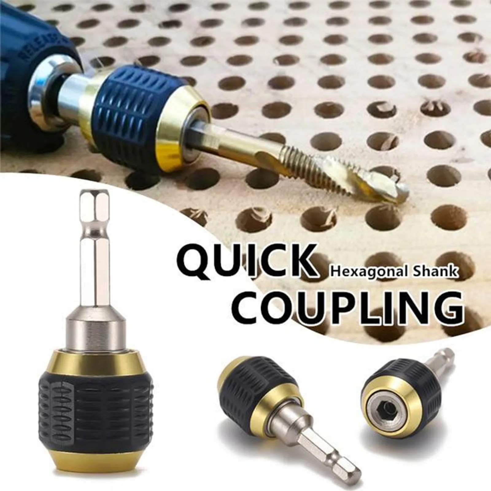 60MM Hex Handle Quick Coupling 1/4 Inner Hex Self-locking Connecting Rod Drill Bit Holder Electric Drills Quick-change Adapter
60MM Hex Handle Quick Coupling 1/4 Inner Hex Self-locking Connecting Rod Drill Bit Holder Electric Drills Quick-change Adapter