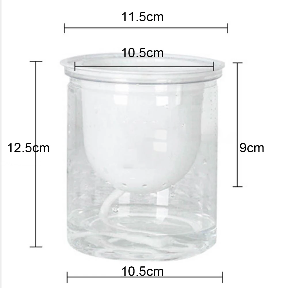 2Pcs 15*10cm Transparent Plant Pot Self Watering Planter For Indoor Outdoor Plants Flowers
2Pcs 15*10cm Transparent Plant Pot Self Watering Planter For Indoor Outdoor Plants Flowers