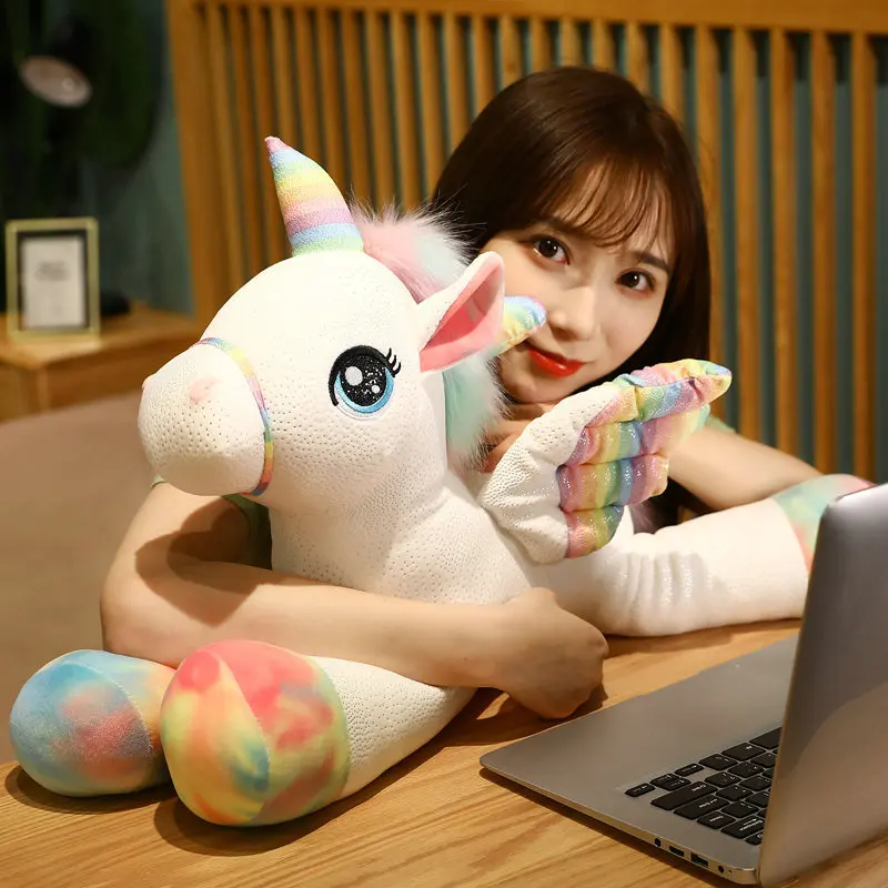 40-110cm Kawaii Unicorn Pegasus Plush Toys Wonderful Stuffed Soft Animal Horse Pillow Lovely Gift for Baby Kids
40-110cm Kawaii Unicorn Pegasus Plush Toys Wonderful Stuffed Soft Animal Horse Pillow Lovely Gift for Baby Kids
