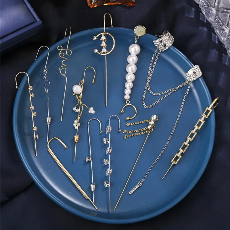 1PC Bohemian Wedding Ear Wrap Crawler Hook Earring Crystal Stud Earrings For Women Simple Zirconia Climber Earring Party Jewelry
1PC Bohemian Wedding Ear Wrap Crawler Hook Earring Crystal Stud Earrings For Women Simple Zirconia Climber Earring Party Jewelry