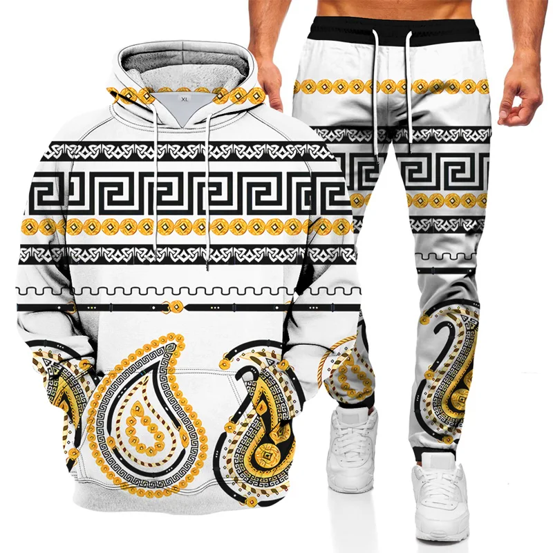 2021 new men's sweater sportswear suit spring and autumn striped 3D printed hoodie men's casual suit 2-piece set
2021 new men's sweater sportswear suit spring and autumn striped 3D printed hoodie men's casual suit 2-piece set