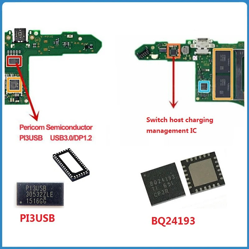 PI3USB PI3USB30532ZLE Мощность зарядки IC BQ24193 QFN-24 Батарея Управление зарядки оригинальные интегральные микросхемы Для Nintendo консолью коммутатора
PI3USB PI3USB30532ZLE Мощность зарядки IC BQ24193 QFN-24 Батарея Управление зарядки оригинальные интегральные микросхемы Для Nintendo консолью коммутатора