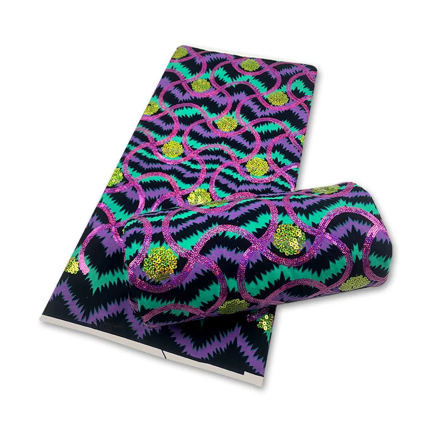 2021 Latest Nigerian African purple Sequins Cotton Wax Fabric Print Cloth Ankara Materials 6Yards Tissu Tela Sewing Lady Dress
2021 Latest Nigerian African purple Sequins Cotton Wax Fabric Print Cloth Ankara Materials 6Yards Tissu Tela Sewing Lady Dress