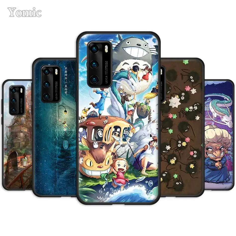 Soft Case for Huawei P30 P40 Lite E P20 Pro P10 P Smart Z Plus 2019 Black Phone Shell Studio Ghibli Spirited Away Totoro Cover
Soft Case for Huawei P30 P40 Lite E P20 Pro P10 P Smart Z Plus 2019 Black Phone Shell Studio Ghibli Spirited Away Totoro Cover
