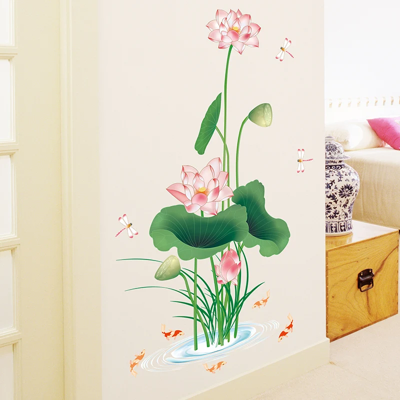 3D Lotus Wall Stickers Chinese Style Flower Home Office Decor Art Teenager Bedroom Living Room Wall Decoration Decals
3D Lotus Wall Stickers Chinese Style Flower Home Office Decor Art Teenager Bedroom Living Room Wall Decoration Decals