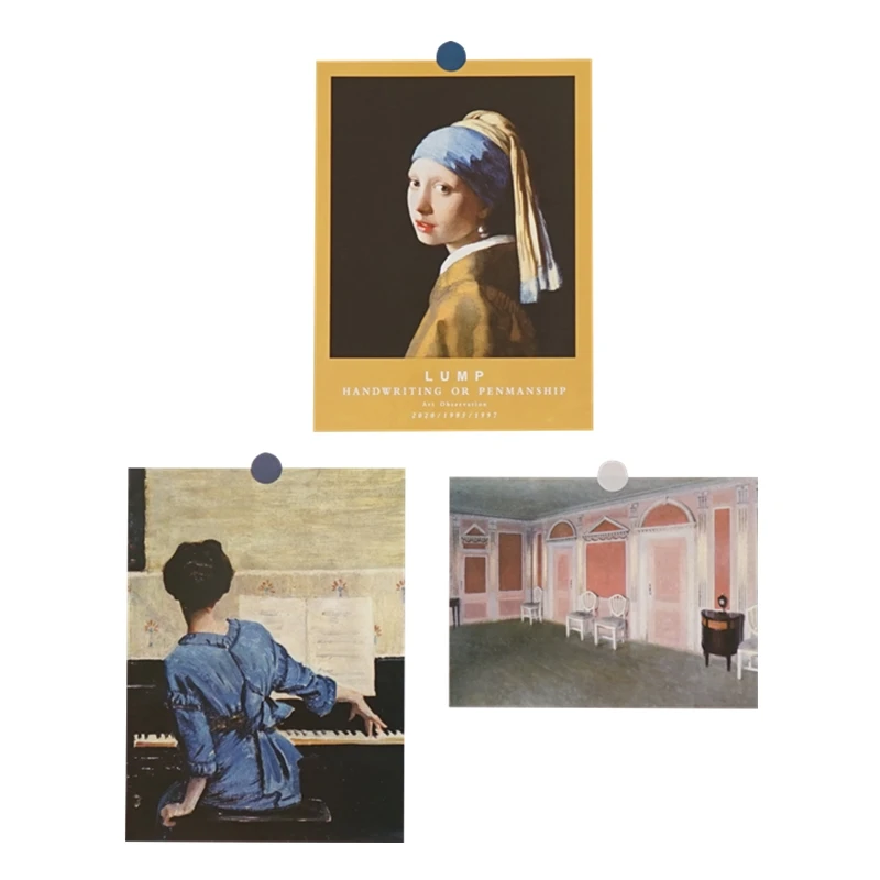 Vintage oil painting art wall stickers card dormitory room layout ins bedroom wall decoration wall painting
Vintage oil painting art wall stickers card dormitory room layout ins bedroom wall decoration wall painting