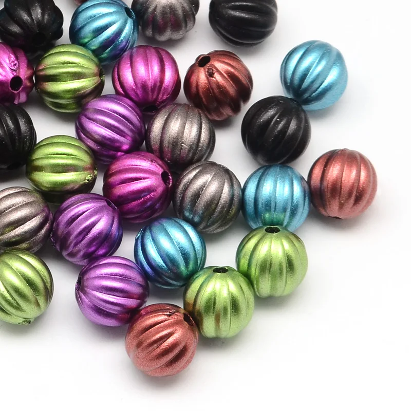 500g Matte Round Spray Painted Acrylic Corrugated Beads Mixed Color 10x10mm Hole: 2mm about 560pcs/500g
500g Matte Round Spray Painted Acrylic Corrugated Beads Mixed Color 10x10mm Hole: 2mm about 560pcs/500g